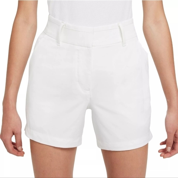 Nike White Golf Shorts Size Large NWT High Waist - Picture 1 of 9